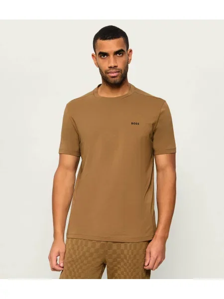 BOSS GREEN Tricou | stretch verde