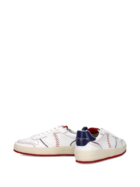 Sneakerși Philippe Model Paris cu platformă alb