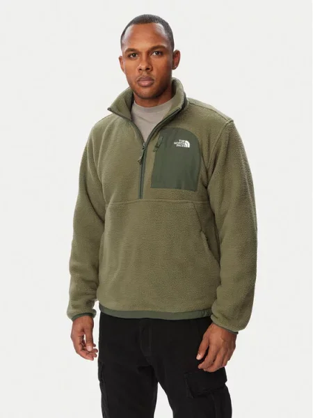 THE NORTH FACE Pulover YUMIORI OFF PEAK kamela / svetlo rjava