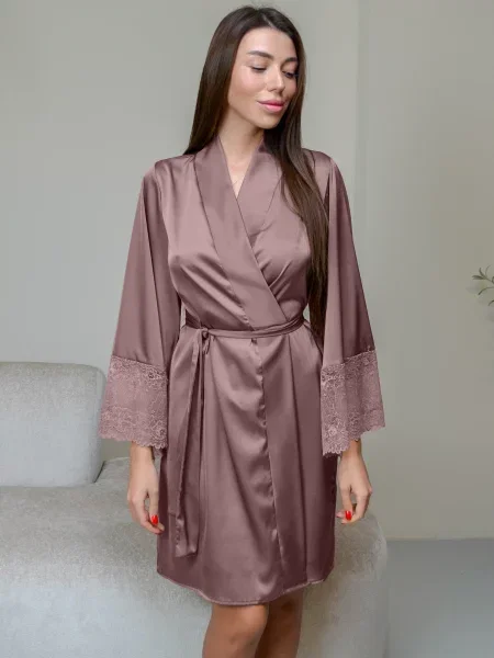 Халат Leinle коричневий