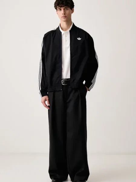 Adidas Originals тениска с яка мъжка от Trefoil Essentials бяло