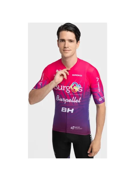 Koszulka rowerowa Burgos Burpellet BH Pink krótki rękaw liliowy S różowy
