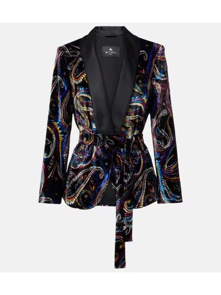Sacou Etro de catifea negru