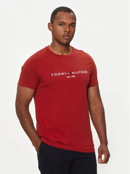 Tommy Hilfiger kratka majica rdeča