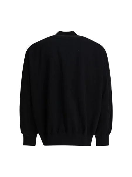 Kardigan Comme Des Garcons z dekoltem w serek zapinany na zatrzaski czarny