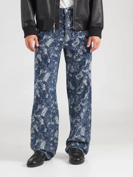 LEVI'S ® Džínsy BAGGY METEORITE denim / biela modrá