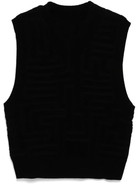 Dzianinowa kamizelka Team Wang Design czarna