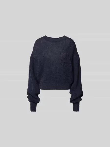 Rotate sweter z wełną 0 granatowy