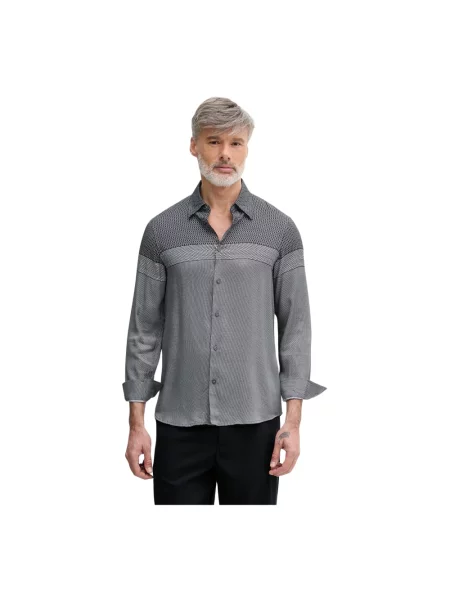 Armani Exchange koszula z niebieska
