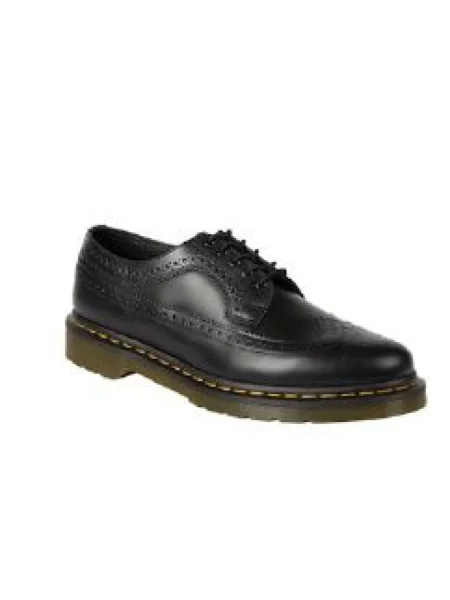Półbuty Dr. Martens sznurowane skórzane czarne
