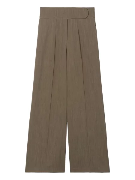 Plisirane hlače Co smeđa