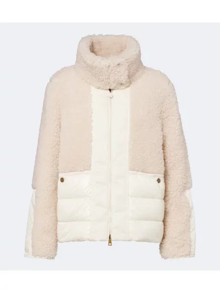 Ursuleț de pluș geacă cu puf Moncler bej