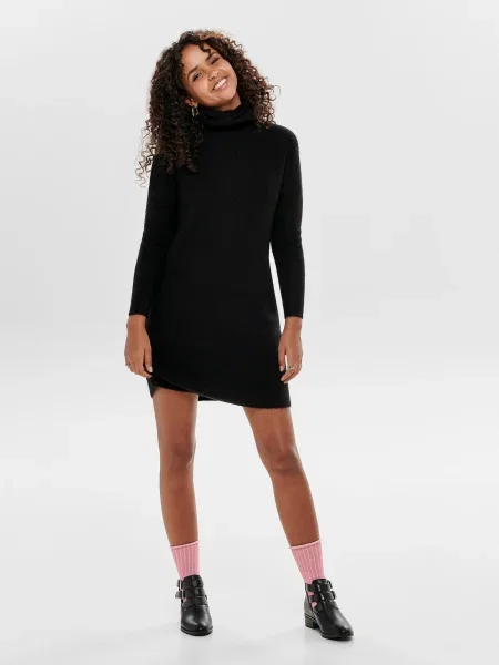 ONLY Rochie tricotat Jana' negru