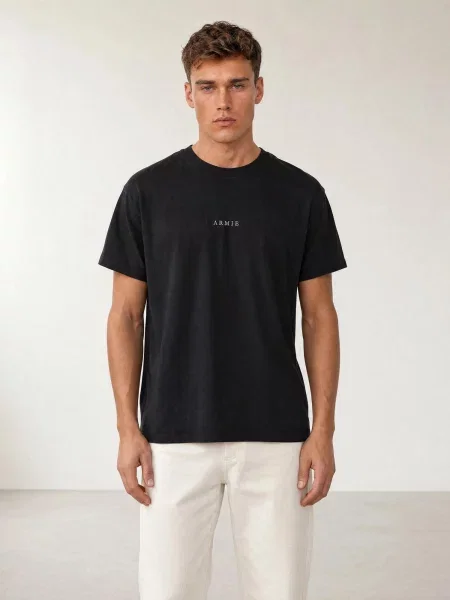 ARMIE Tričko The Alex Logo T-shirt Black' černá