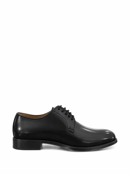 Pantofi derby Franzese Collection cu șireturi din dantelă negru