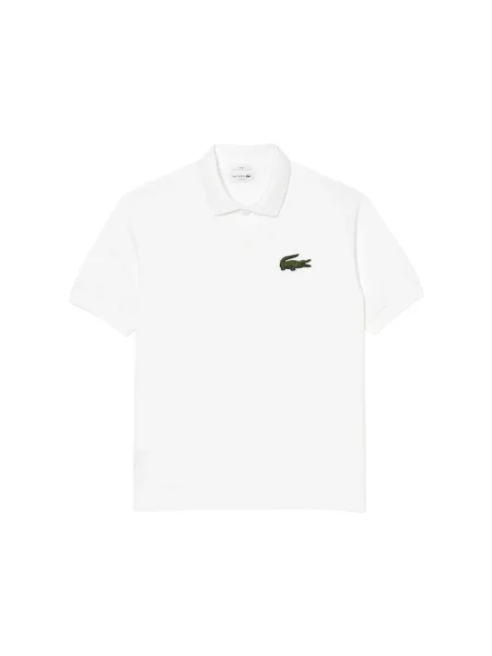 Koszulka polo Lacoste z logo biała