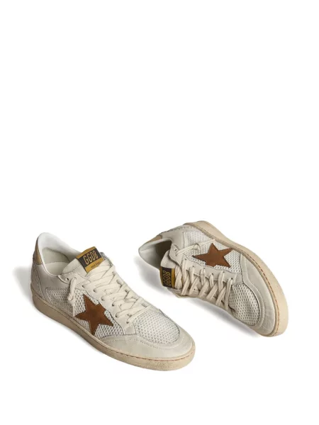 Кожени маратонки Golden Goose Ball Star златисто