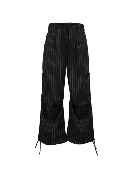 Pantaloni Y-3 cu dungi negru