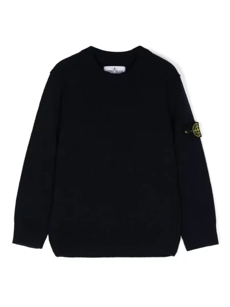 Sweter dziecięcy Stone Island niebieski