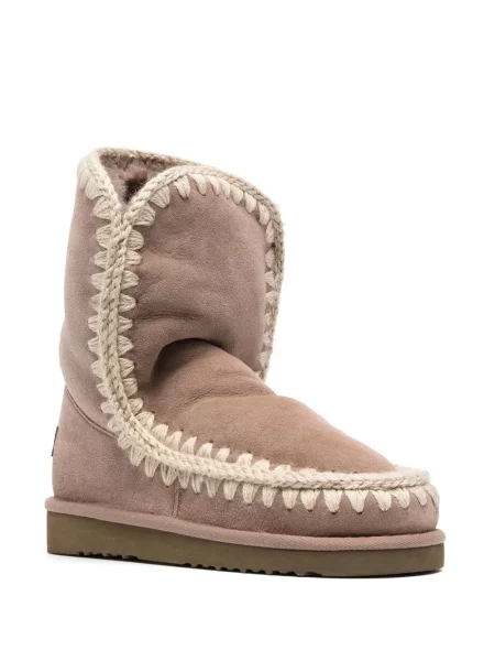 Botine Mou din piele de căprioară