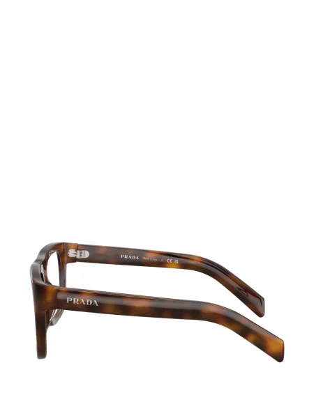 Ochelari de soare pătrați Prada Eyewear maro