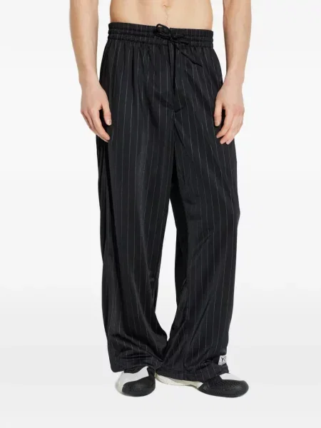 Pantaloni Y-3 cu dungi negru