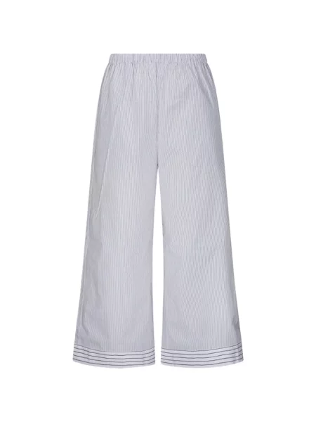 Pantaloni By Malene Birger cu dungi alb