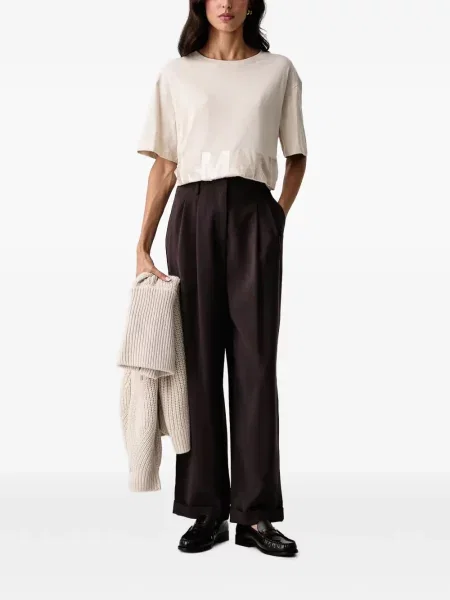 Nohavice Armani Exchange hnedá