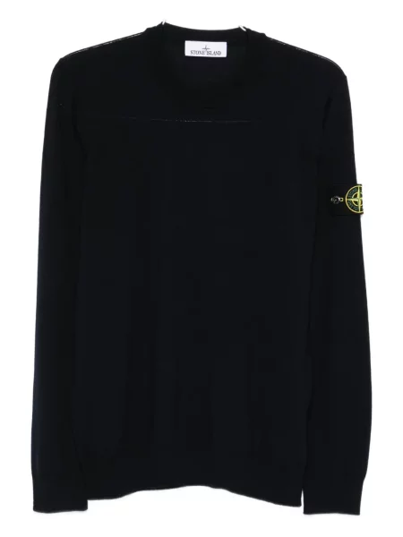 Пуловер Stone Island с кръгло деколте камъни