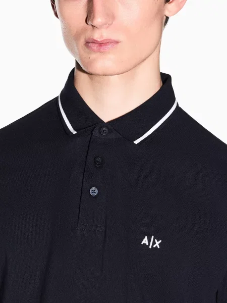 Поло Armani Exchange синее