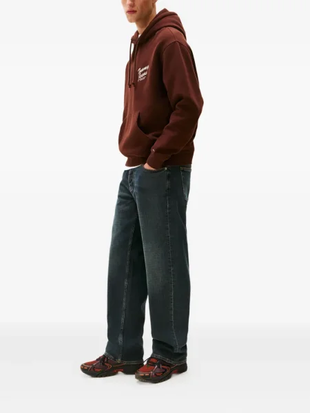 Hanorac cu glugă Tommy Jeans maro