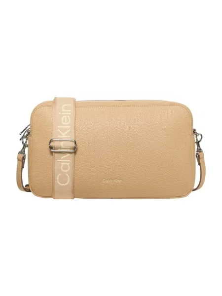 Calvin Klein Taška cez rameno mokka hnedá