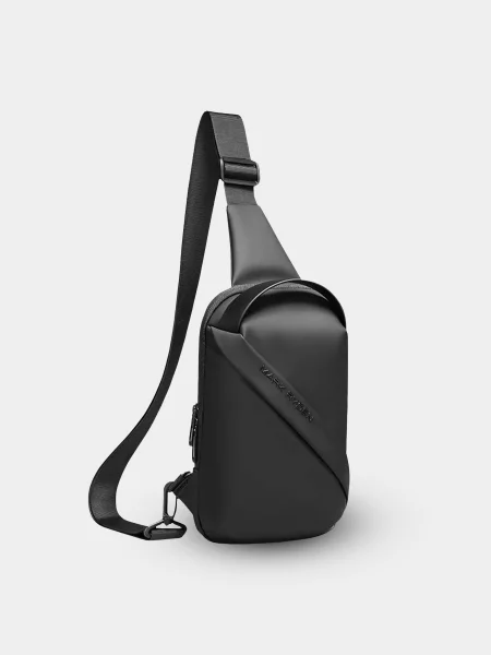 Кожаная сумка через плечо Mark Ryden черная