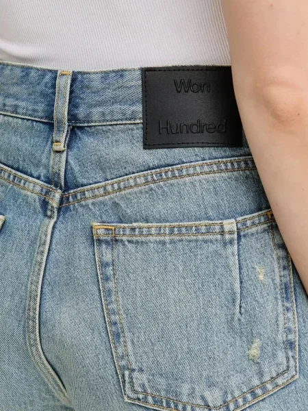 Pantaloni scurți din denim Won Hundred albastru