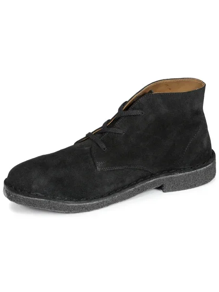Pantofi Selected Homme din piele de căprioară negru