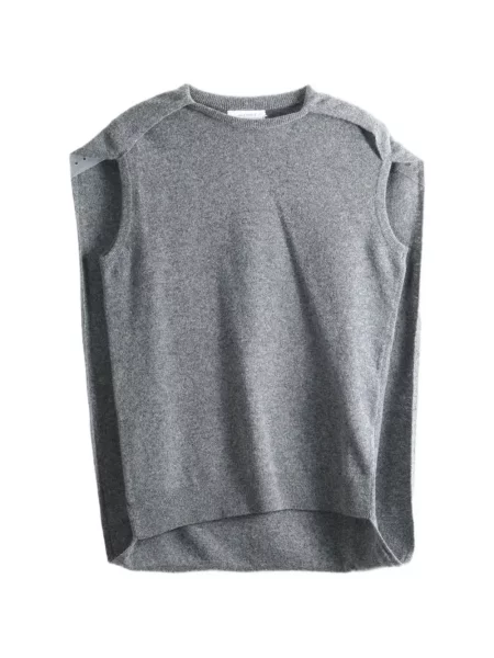 Rochie Julie Kegels fără mâneci tricotate gri