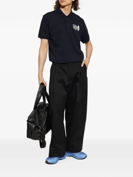 Polotričko Moschino s autogramem modré