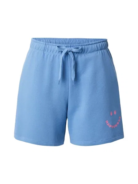 ONLY Carmakoma Pantaloni CARHAPPY / roz albastru