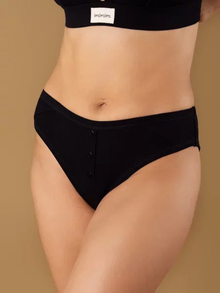 Труси brabrabra Ніжний дотик чорний
