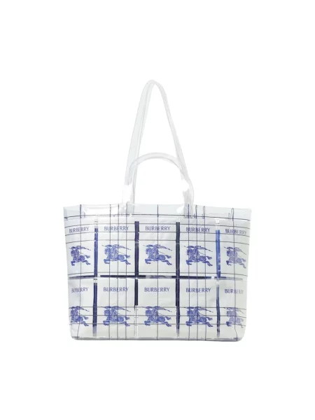 Shopperka Burberry z logo biała