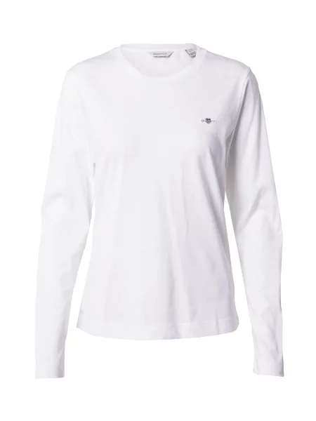 GANT Tricou bleumarin / gri argintiu / roșu alb