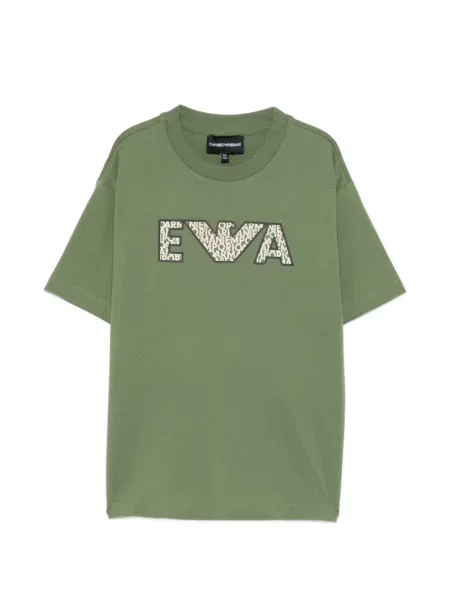 Koszulka dziecięca Emporio Armani zielona