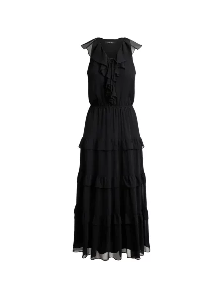 Rochie maxi Lauren Ralph Lauren negru