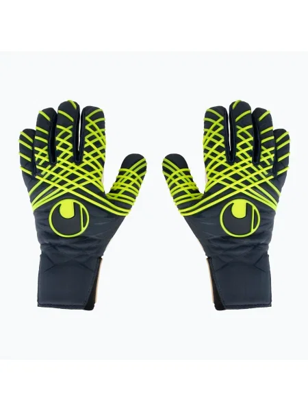 Uhlsport Prediction Absolutgrip HN Fit вратарски ръкавици тъмно синьо/бяло/синьо жълто бяло