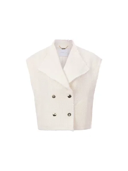 Rich & Royal Vestă / murdar alb