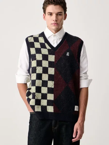 Vans vestă pentru bărbați cu amestec de lână x PRINGLE