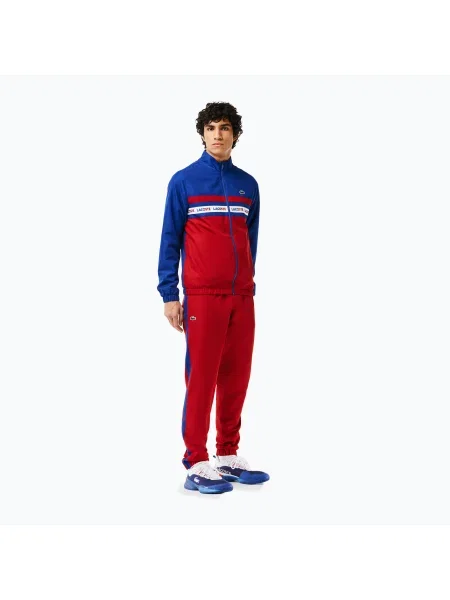 Мъжки анцуг за тенис Lacoste captain/ora синьо