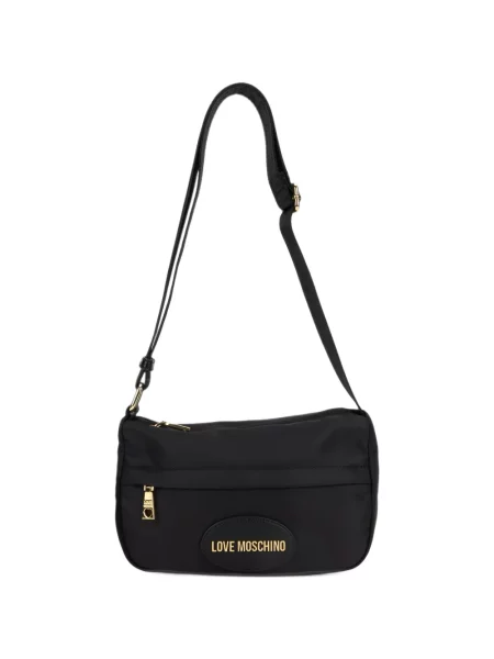 Geantă Love Moschino cu autograf negru