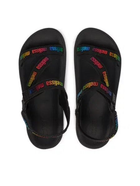 Melissa Sandali Stripes M Lover Ad črna