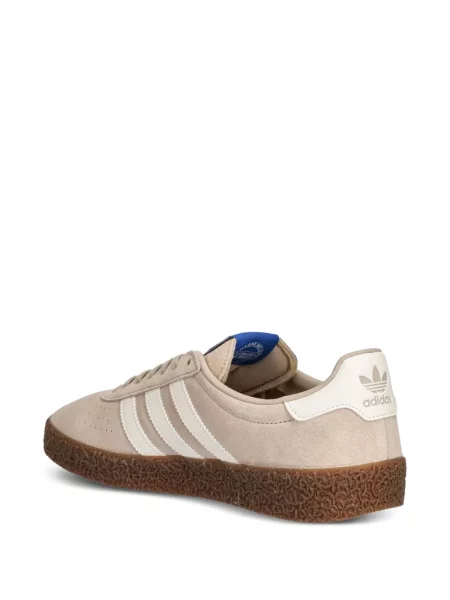Sneakersy Adidas Spezial prążkowane na platformie czarne